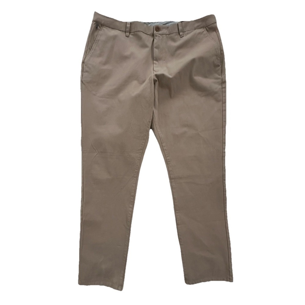 Bonobos Lightweight Weekday Khaki Chino Pants Mens 40 X 32 Straight Fit - Picture 2 of 6